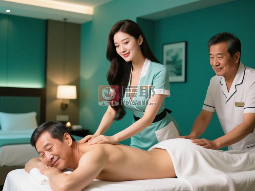 摩耶老人膝关节痛按摩