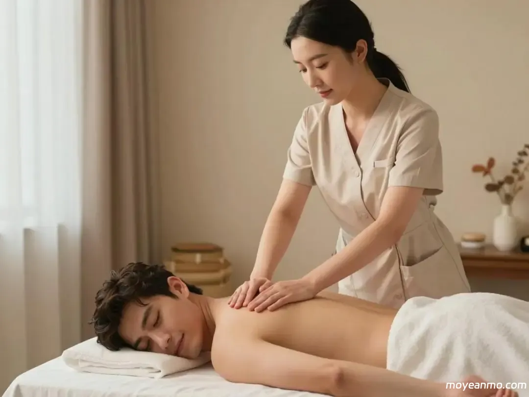 同城上门肩颈经络疏通，睡眠精油按摩